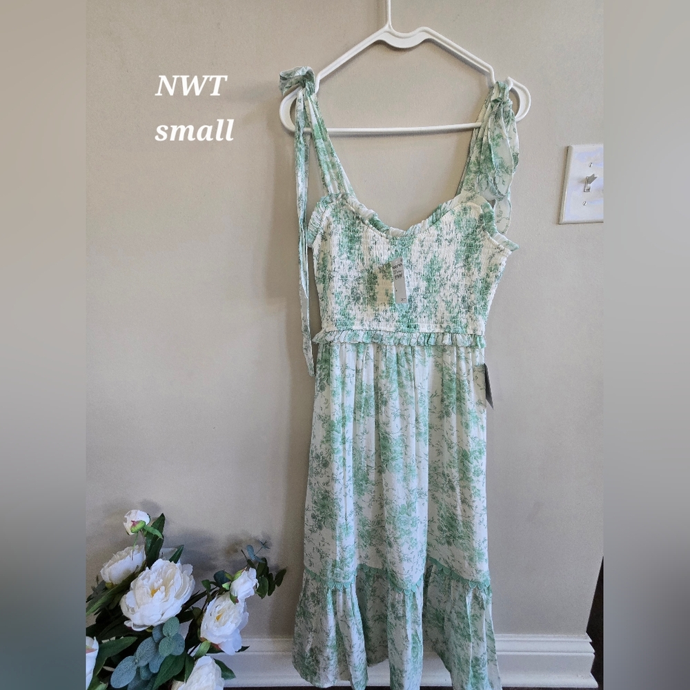 NWT Toile Midi Dress